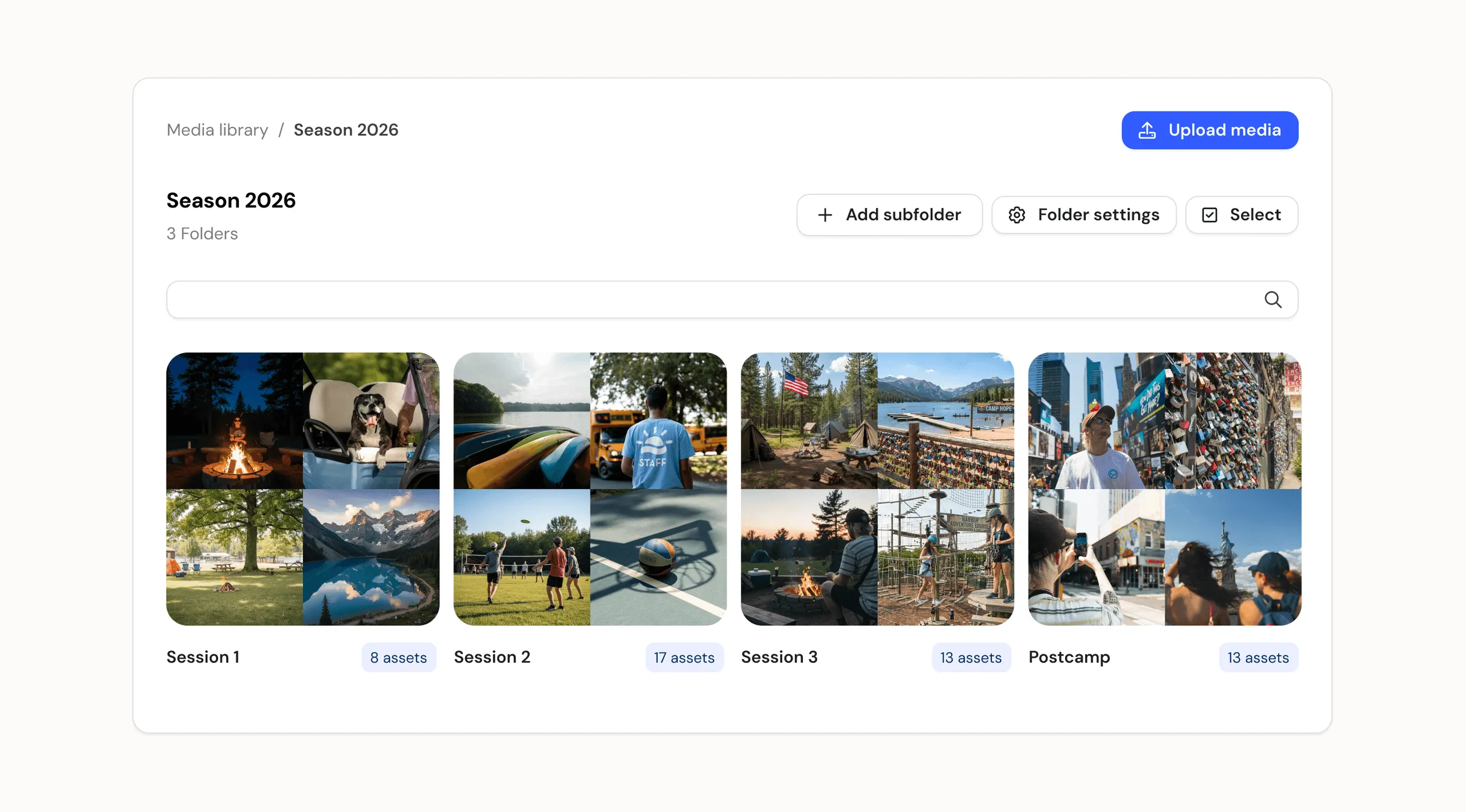 AI tagging and search